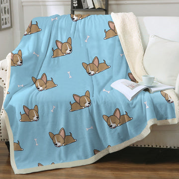 Sleepy Chihuahua Love Soft Warm Fleece Blanket 4 Colors 360x