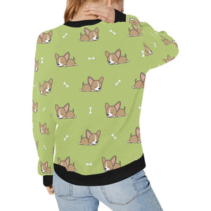 Sleepy Chihuahua Love Women's Sweatshirt-Apparel-Apparel, Chihuahua, Sweatshirt-14