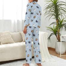 Load image into Gallery viewer, Sleepy French Bulldog Love Pajamas Set for Women - 4 Colors-Pajamas-Apparel, French Bulldog, Pajamas-12