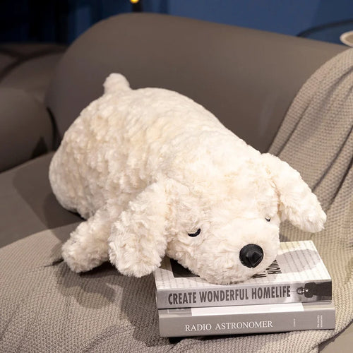 Sleepy Great Pyrenees Stuffed Animal Plush Toy-Small-