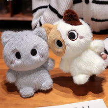 Load image into Gallery viewer, Small Black and White Cat Plush Toy - Darling Big-Eyed Kitty-7