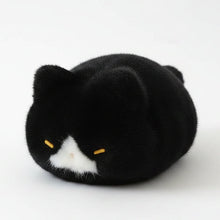 Load image into Gallery viewer, Small Black and White Cat Plush Toy - Little Sleeping Loaf-2