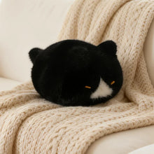 Load image into Gallery viewer, Small Black and White Cat Plush Toy - Little Sleeping Loaf-6