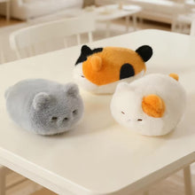 Load image into Gallery viewer, Small White and Orange Cat Plush Toy - Little Sleeping Loaf-Stuffed Animals-Cats,Orange and White Cat,Stuffed Animal-3