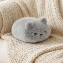 Load image into Gallery viewer, Small Gray Cat Plush Toy - Little Sleeping Loaf-D-1
