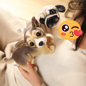 Small Lifelike French Bulldog Stuffed Animal Plush Toy-Soft Toy-Dogs, French Bulldog, Home Decor, Soft Toy, Stuffed Animal-3