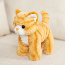 Load image into Gallery viewer, Small Orange Tabby and White Cat Stuffed Toy - Sweet Standing Kitty-Stuffed Animals-Cat Memorial Gifts,Cats,Orange and White Cat,Stuffed Animal,Tabby Cat-6