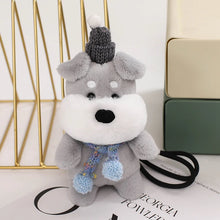 Load image into Gallery viewer, Small Plush Toy Schnauzer Lucky Bag Charm-Accessories,Dog Mom Gifts,Schnauzer,Stuffed Animal-2