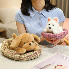 Load image into Gallery viewer, Small Samoyed Plush Toy - Cozy Bed Napper-4