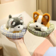 Load image into Gallery viewer, Small Schnauzer Plush Toy - Cozy Bed Napper-6
