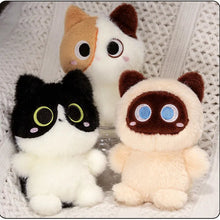 Load image into Gallery viewer, Small Siamese Cat Plush Toy - Darling Big-Eyed Kitty-15