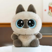 Load image into Gallery viewer, Small Siamese Cat Plush Toy with Big Blue Eyes - Cute Little Kitten Collection-7