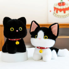 Load image into Gallery viewer, Small Siamese Cat Plush Toy with Big Blue Eyes - Cute Little Kitten Collection-10