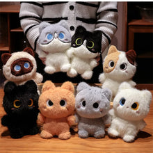 Load image into Gallery viewer, Small White Cat Plush Toy - Darling Big-Eyed Kitty-2