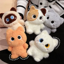 Load image into Gallery viewer, Small White Cat Plush Toy - Darling Big-Eyed Kitty-4