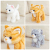 Small White Cat Stuffed Toy - Sweet Standing Kitty-Stuffed Animals-Cat Memorial Gifts,Cats,Stuffed Animal,White Cat-12