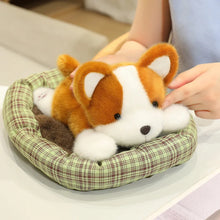 Load image into Gallery viewer, Small White Japanese Spitz Plush Toy - Cozy Bed Napper-12