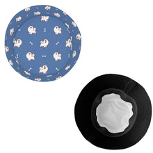 Load image into Gallery viewer, Smiling American Eskimo Dog Love Bucket Hat-Hats &amp; Caps-Accessories,American Eskimo Dog,Dog Mom Gifts,Hats-10