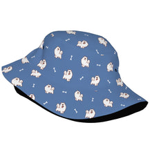 Load image into Gallery viewer, Smiling American Eskimo Dog Love Bucket Hat-Hats &amp; Caps-Accessories,American Eskimo Dog,Dog Mom Gifts,Hats-16
