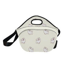 Load image into Gallery viewer, Smiling American Eskimo Dog Love Neoprene Lunch Bag-3