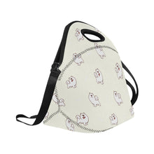 Load image into Gallery viewer, Smiling American Eskimo Dog Love Neoprene Lunch Bag-5