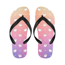 Load image into Gallery viewer, Smiling American Eskimo Dog Love Unisex Slippers - 7 Gradients-14