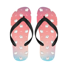 Load image into Gallery viewer, Smiling American Eskimo Dog Love Unisex Slippers - 7 Gradients-17