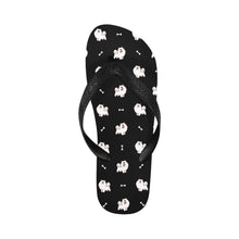 Load image into Gallery viewer, Smiling American Eskimo Dog Love Unisex Slippers - 7 Gradients-21