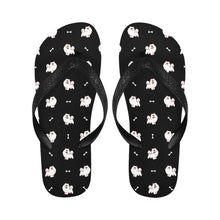 Load image into Gallery viewer, Smiling American Eskimo Dog Love Unisex Slippers - 7 Gradients-24