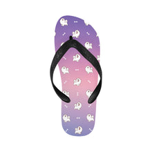 Load image into Gallery viewer, Smiling American Eskimo Dog Love Unisex Slippers - 7 Gradients-8