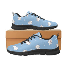 Load image into Gallery viewer, Smiling American Eskimo Dog Love Women&#39;s Breathable Sneakers-23