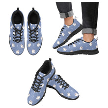 Load image into Gallery viewer, Smiling American Eskimo Dog Love Women&#39;s Breathable Sneakers-CornflowerBlue-US13-24