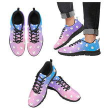 Load image into Gallery viewer, Smiling American Eskimo Dog Love Women's Breathable Sneakers-Footwear-American Eskimo Dog,Dog Mom Gifts,Shoes-CornflowerBlue2-US13-11