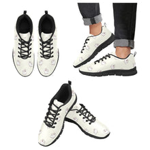 Load image into Gallery viewer, Smiling American Eskimo Dog Love Women&#39;s Breathable Sneakers-Ivory-US13-1