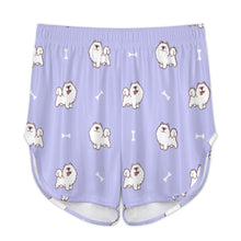 Load image into Gallery viewer, Smiling American Eskimo Dog Women&#39;s Cami and Shorts Pajama Set-8