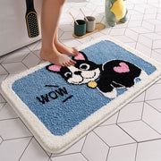 Smiling and Fluffy Husky Bathroom Rug-Home Decor-Bathroom Decor, Dogs, Home Decor, Siberian Husky-15