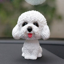 Load image into Gallery viewer, Smiling Brown Doodle Bobble Head-Car Accessories-Bobbleheads, Car Accessories, Cockapoo, Dogs, Doodle, Figurines, Goldendoodle, Labradoodle, Toy Poodle-Toy Poodle / Cockapoo / Labradoodle - White-Plastic-6