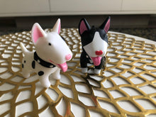 Load image into Gallery viewer, Smiling Bull Terrier Love Keychain-Accessories-Accessories, Bull Terrier, Dogs, Keychain-8
