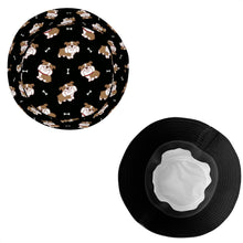 Load image into Gallery viewer, Smiling English Bulldog Love Bucket Hat-Hats &amp; Caps-Accessories,Dog Dad Gifts,Dog Mom Gifts,English Bulldog,Hats-4