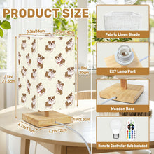 Load image into Gallery viewer, Smiling English Bulldog Love Desktop Table Lamp-Desk Lamps-3