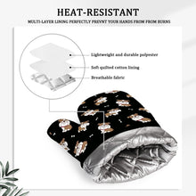 Load image into Gallery viewer, Smiling English Bulldog Love Oven Mitts and Pot Holder Set-Kitchen Decor-Accessories,Dog Mom Gifts,English Bulldog-7