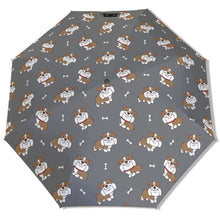 Load image into Gallery viewer, Smiling English Bulldog Love Umbrella-Daily Accessories-16