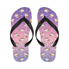 Load image into Gallery viewer, Smiling English Bulldog Love Unisex Slippers - 7 Gradients-12