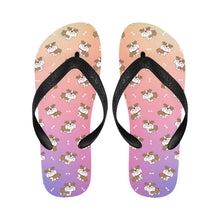 Load image into Gallery viewer, Smiling English Bulldog Love Unisex Slippers - 7 Gradients-13
