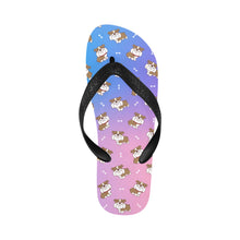 Load image into Gallery viewer, Smiling English Bulldog Love Unisex Slippers - 7 Gradients-2