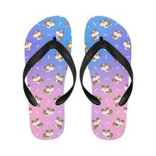 Load image into Gallery viewer, Smiling English Bulldog Love Unisex Slippers - 7 Gradients-4