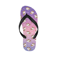 Load image into Gallery viewer, Smiling English Bulldog Love Unisex Slippers - 7 Gradients-8