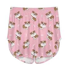 Load image into Gallery viewer, Smiling English Bulldog Love Women's Cami and Shorts Pajama Set-16