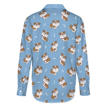 Load image into Gallery viewer, Smiling English Bulldog Love Women's Shirt-6