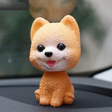 Load image into Gallery viewer, Smiling Husky Love Bobble Head-Car Accessories-Bobbleheads, Car Accessories, Dogs, Figurines, Siberian Husky-Pomeranian - Orange-Plastic-9